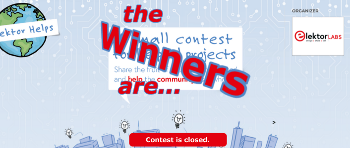 Elektor Helps Projektwettbewerb – die Gewinner!