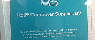 KCS wint Graydon financial health award 2014