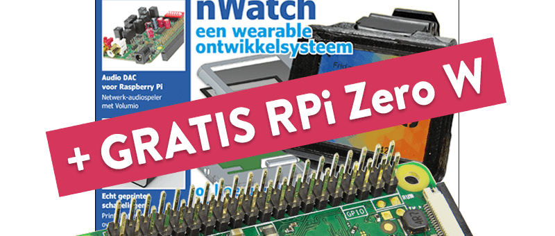 50% Korting op een Elektor GOLD lidmaatschap PLUS een gratis RPi Zero W