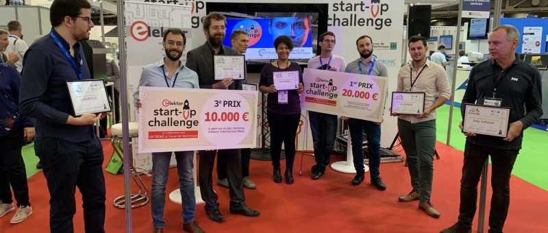UniSwarm gewinnt den 1. Preis beim Elektor Start-up-Wettbewerb in Paris