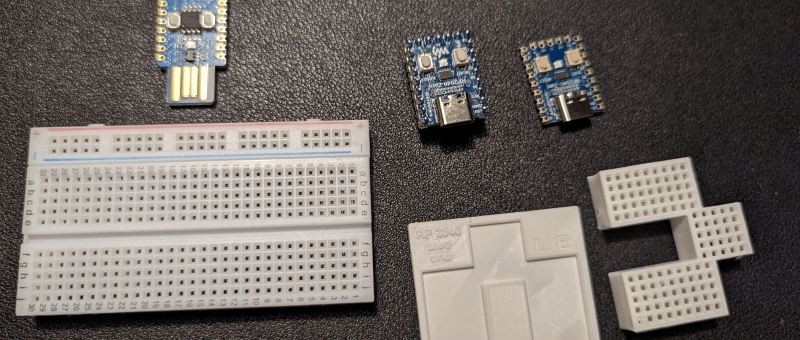RP 2040 zero / one Breadboard