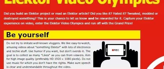 Elektor Video Olympics - now voting!