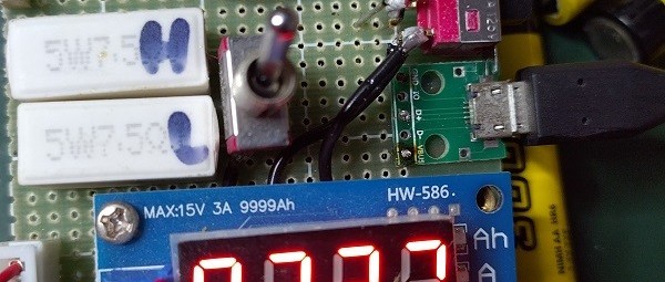 Simple charger and capacity measurement equipment: