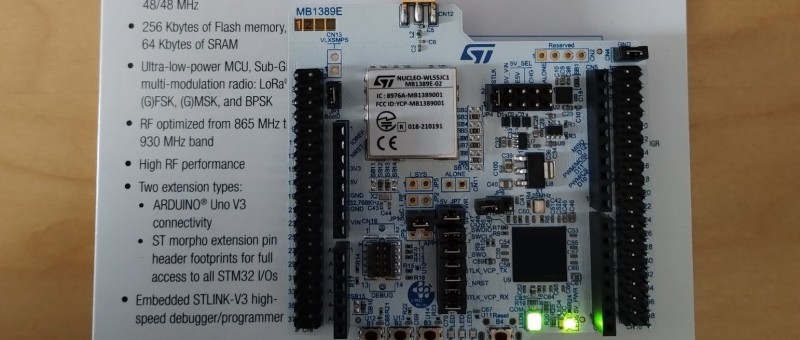 Getting LoRaWAN working with STM32WL55 and Radiolib