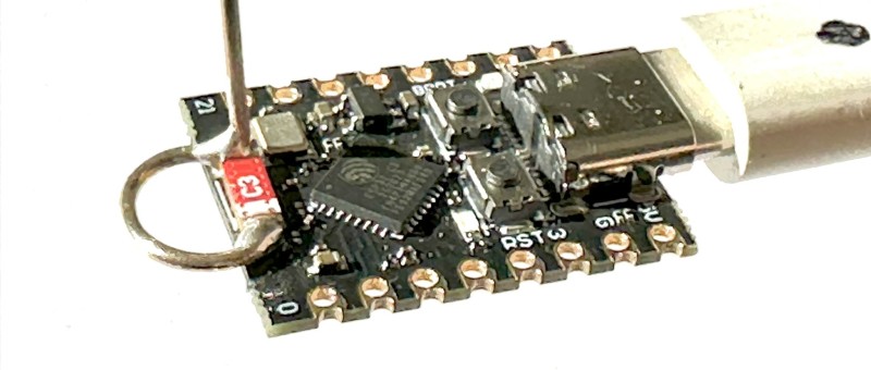 ESP32-C3 SuperMini Antenna Mod