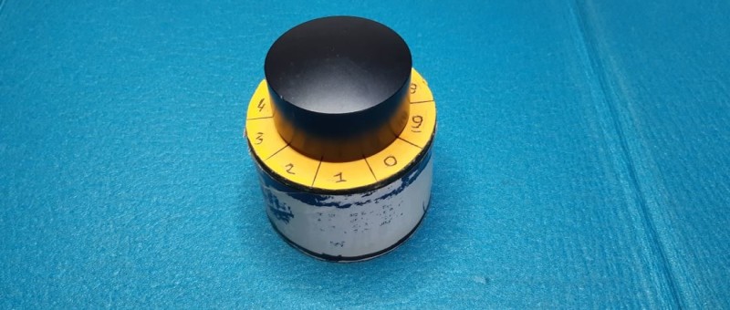 Rotary safe lock with magnet :-) 