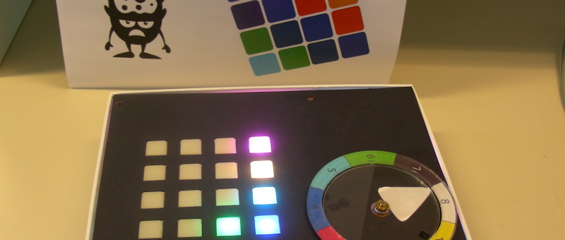 4x4 RGB led game: LUMINEER