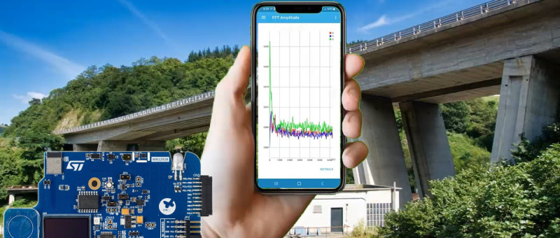 STM32WB55 Structural vibration anomaly detection with NanoEdge AI Studio 