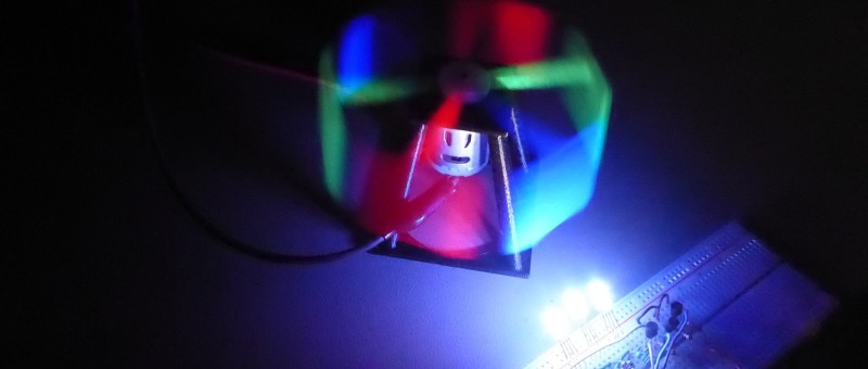 Arduino RGB color stroboscope