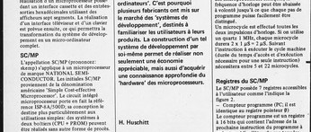 apprenons à utiliser le SC/MP I