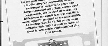 commande automatique de changement de diapositives