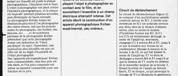 photographie par effet Kirlian