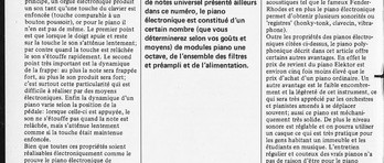 Piano électronique