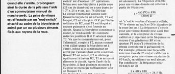 compteur de vitesse pour bicyclette