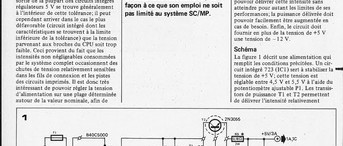 Alimentation pour systemes a microprocesseur