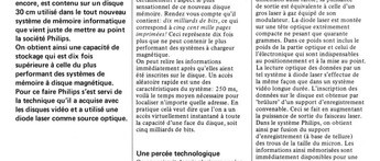 disque à mémoire optique`