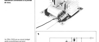 amplificateur TDA 2020