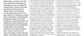 lignes à retard