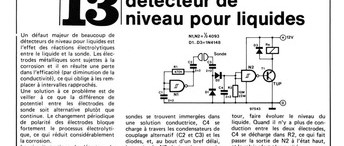 détecteur de niveau pour liquides