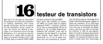 testeur de transistors