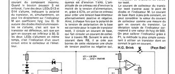 testeur de transistors