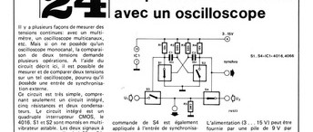 comparai son de tensions avec un oscilloscope 