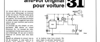anti-vol original pour voiture 
