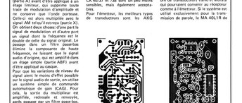 récepteur à ultrasons pour casque