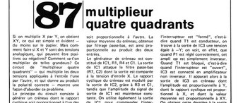 m ultiplieur quatre quadrants