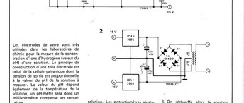 circuit pH-mètre pour voltmètre numérique