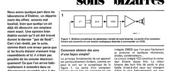 Générateur simple de sons bizarres