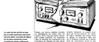 La séparatione de la gauche en de la droite