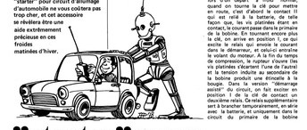 "starter"pour circuit d`allumage