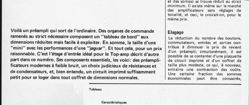 Top-préamp