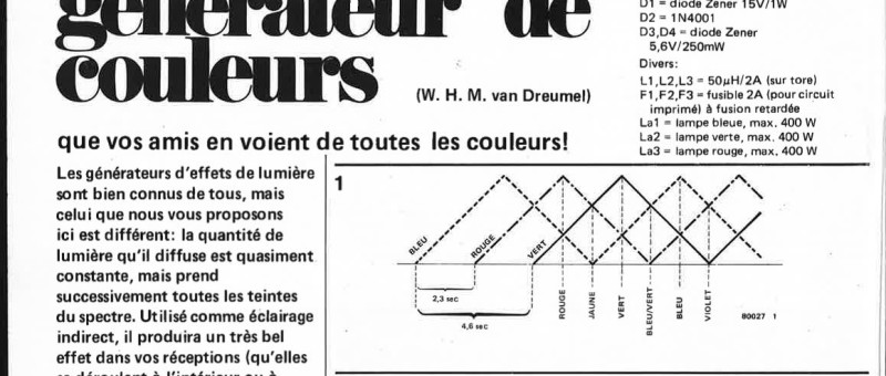 Générateur de couleurs