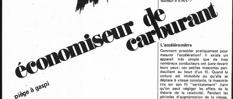 Economiseur de carburant