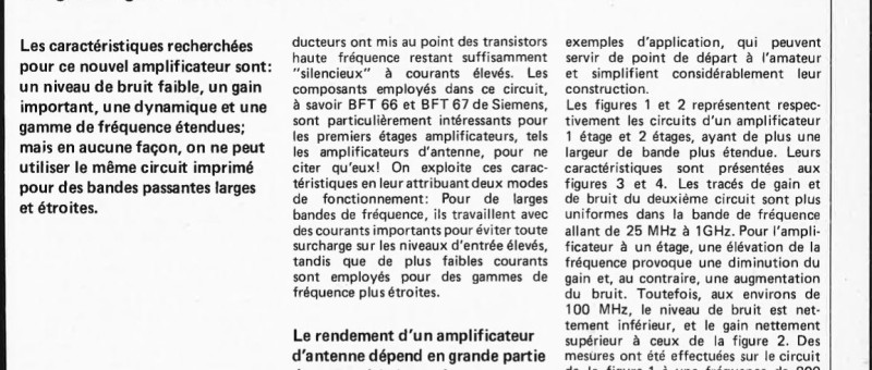 Amplificateur d`antenne