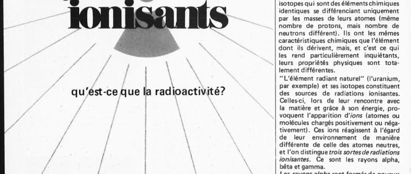 Rayonnements ionisants