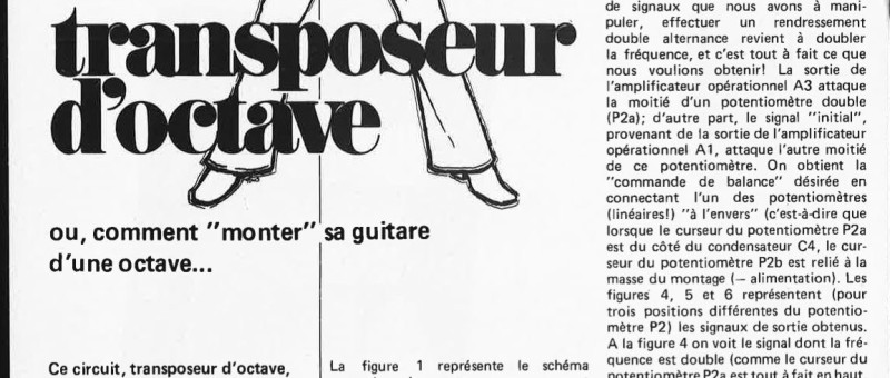 Transposeur d`octave