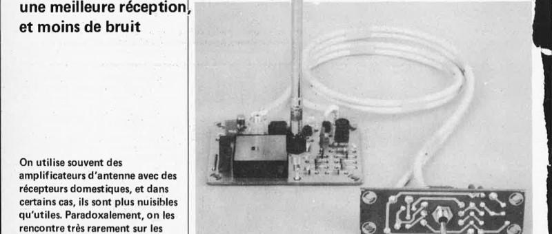 Antenne active pour automobile