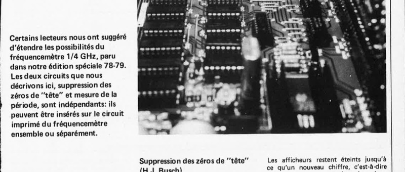 Extension du fréquencemètre 1/4 GHz