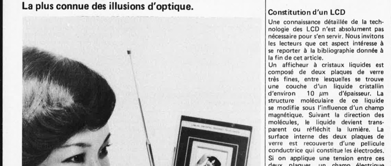 Les afficheurs à cristaux liquides (LCD)