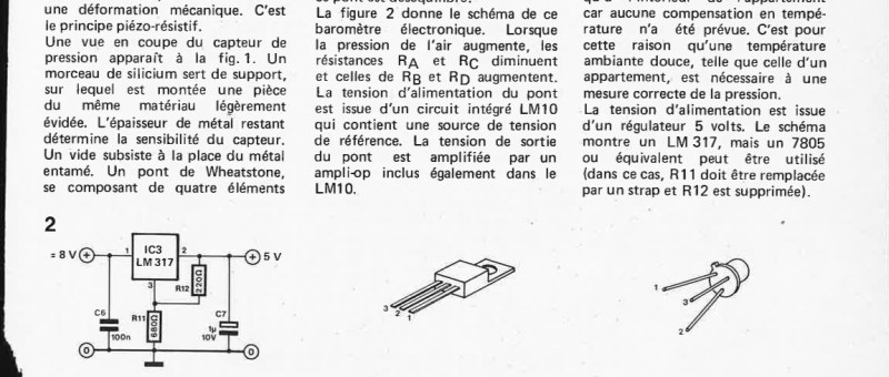 Baromètre "tout silicium"