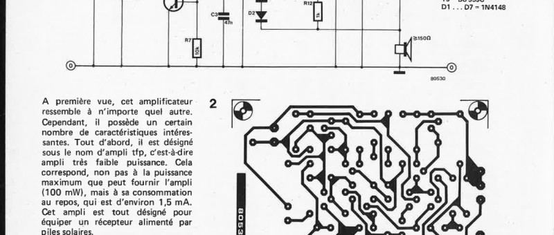 Amplificateur tfp "anti-gaspi"