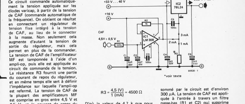 CAF à diode varicap