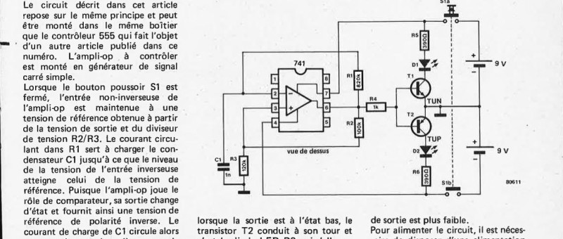 Testeur d`ampli-op