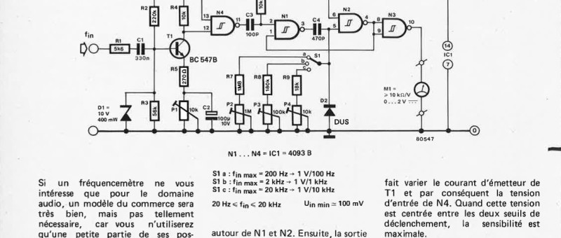 Fréquencemètre BF