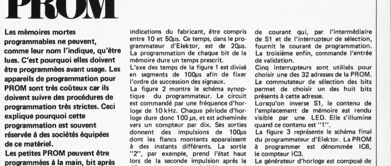 Programmateur de PROM