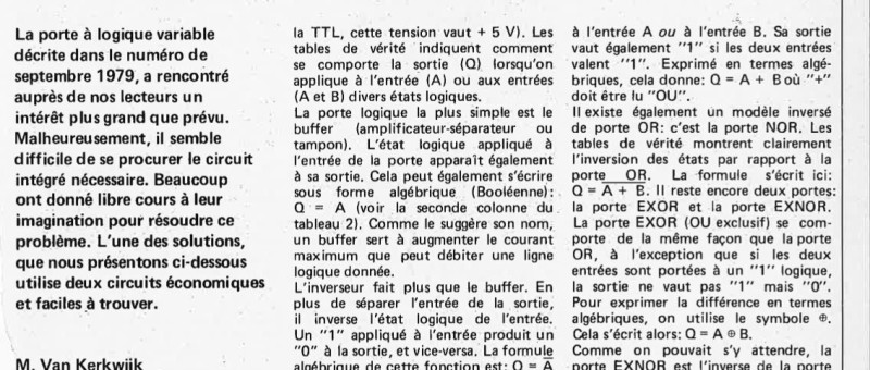 Porte à logique programmable