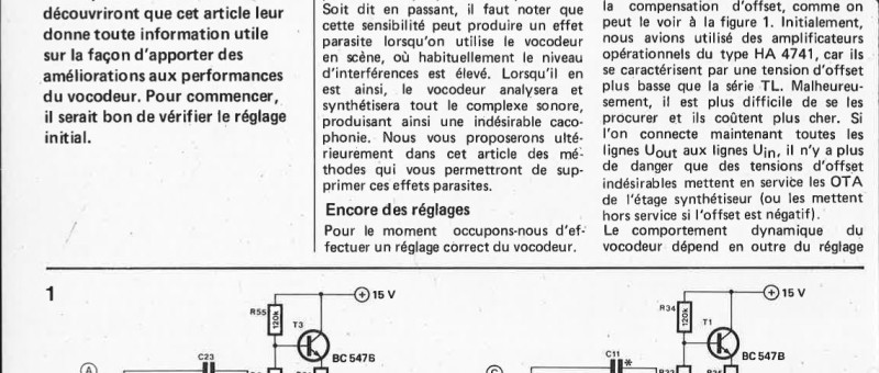 Faites parler le Vocodeur d`Elektor